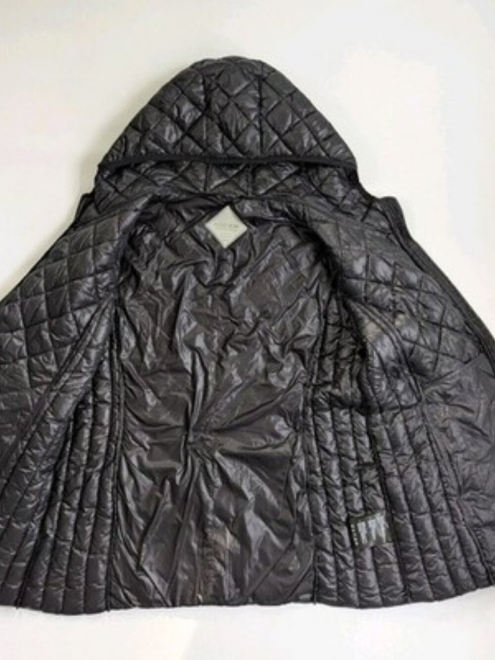Noize Stella Black Puffer Jacket Coat XL Lightweight Cruelty-Free - Picture 9 of 16